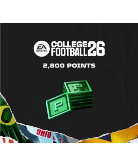 College Football 26 - 2800 Points Xbox Series X|S Xbox Series X|S Key 